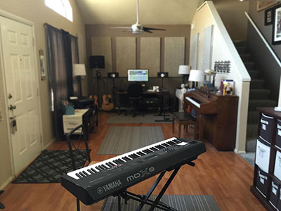 The home studio - for digital piano sounds.